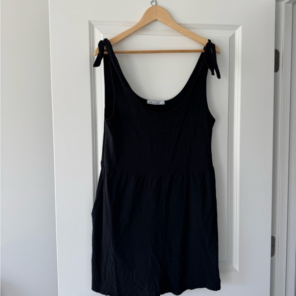 Pinkblush Black Knot Strap Maternity Romper - Picture 5 of 5